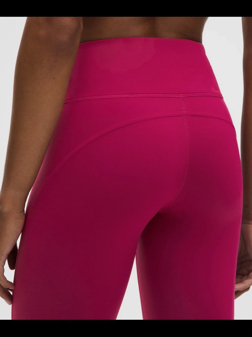 Lululemon Wunder Train HR Tight 28” Pockets Magenta Smoke NWT Size 0